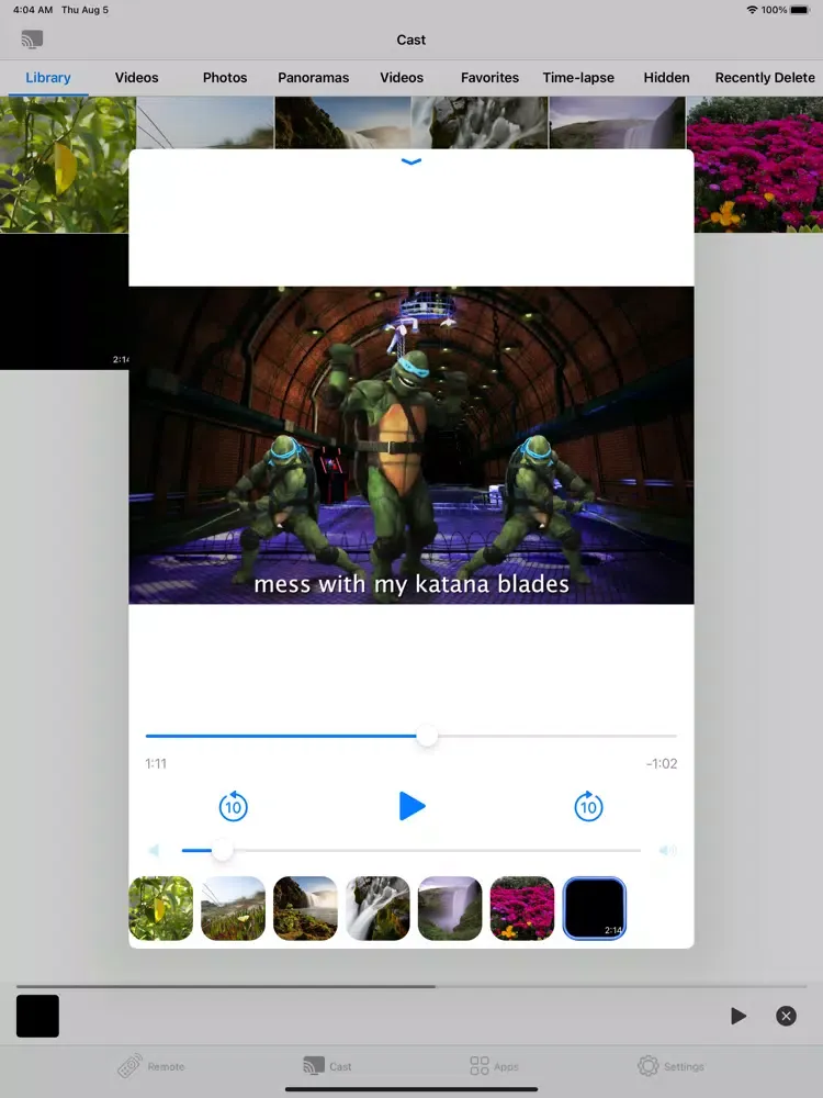 Capturas de tela do TV Remote & Cast - TV Control iPad 