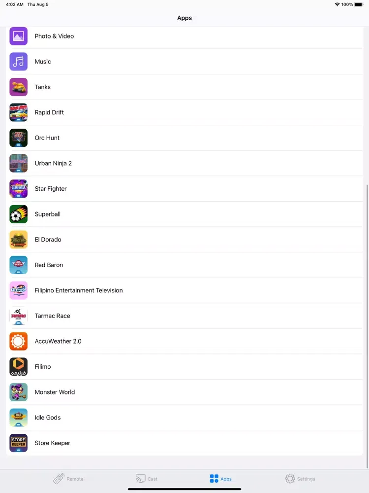 Capturas de tela do TV Remote & Cast - TV Control iPad 