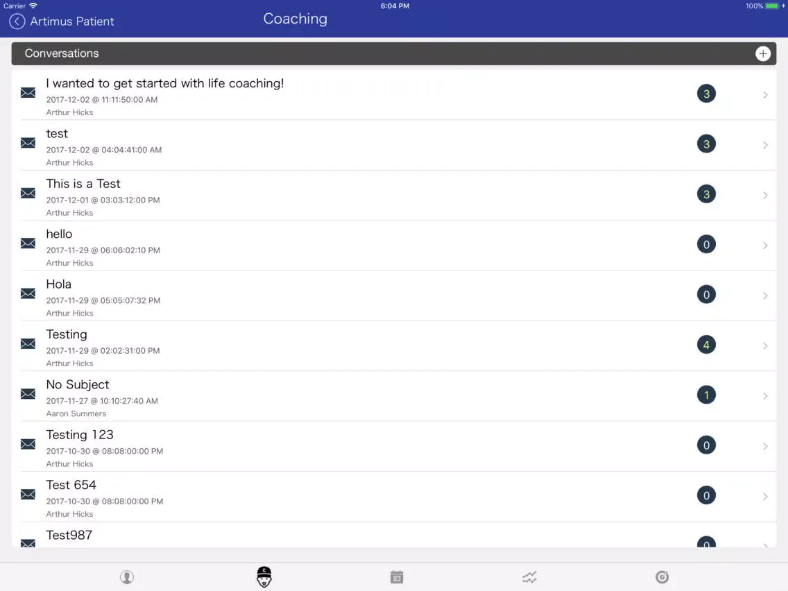 Ảnh chụp màn hình của NorthTrac Coach iPad 