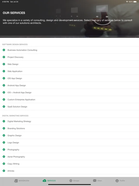 Capturas de pantalla de ViviScape iPad 