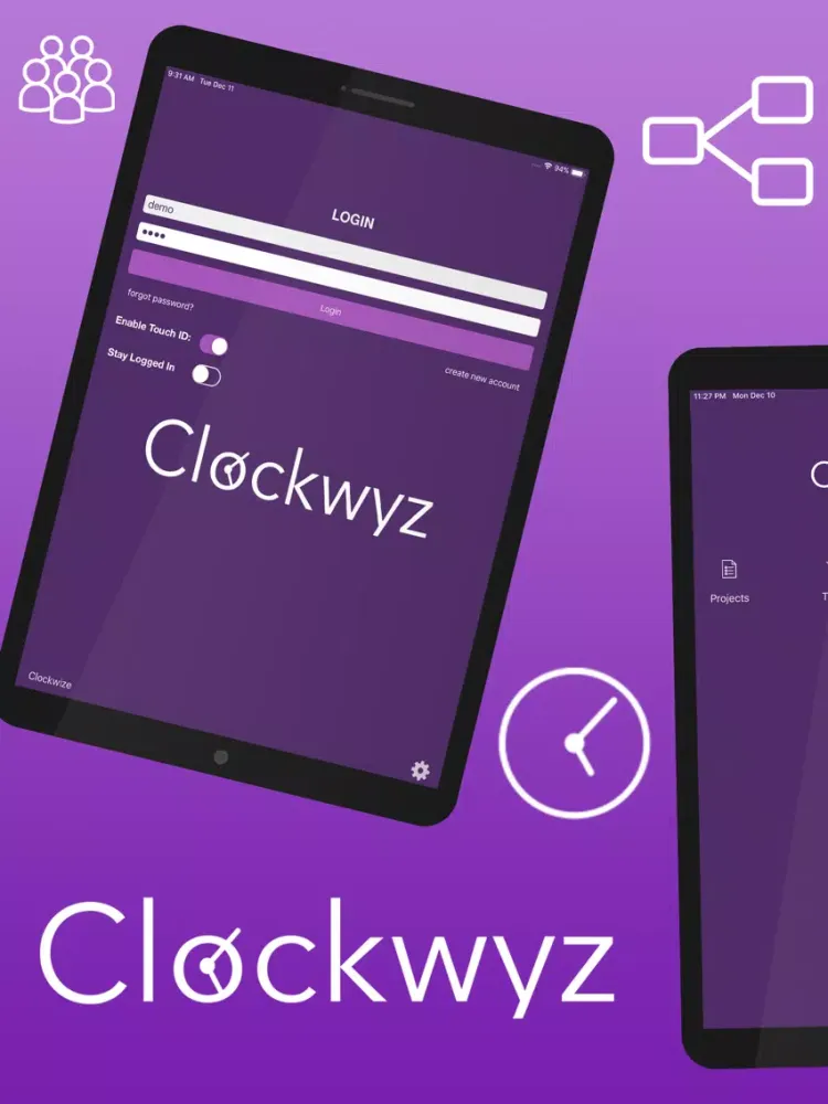 Clockwyz iPad  스크린샷