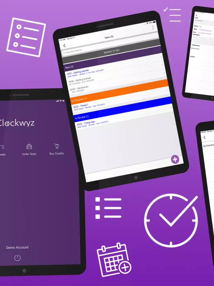 Clockwyz iPad  스크린샷