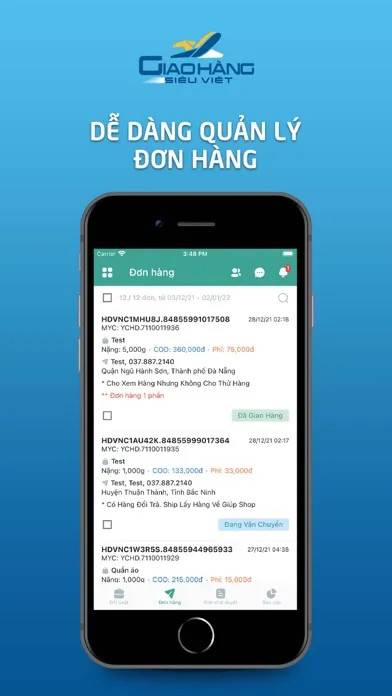 Zrzuty ekranu Giao Hàng Siêu Việt