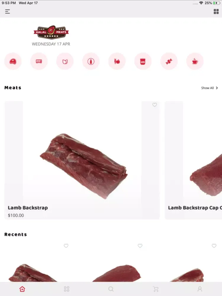 SJ Halal Meats iPad  Screenshots
