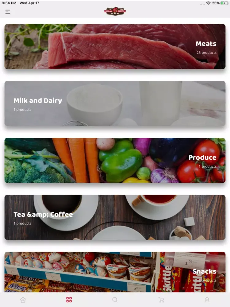 SJ Halal Meats iPad  Screenshots