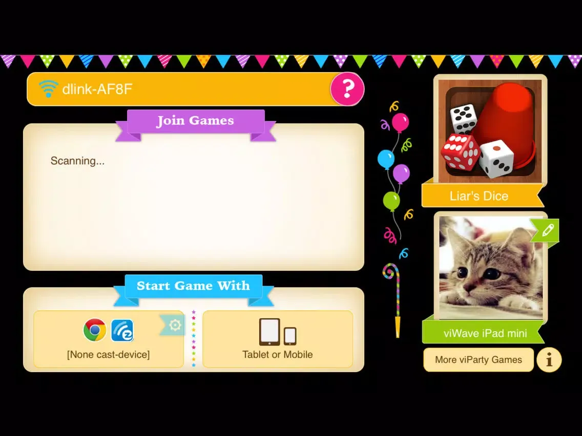 viParty - Liar's Dice iPad  Screenshots