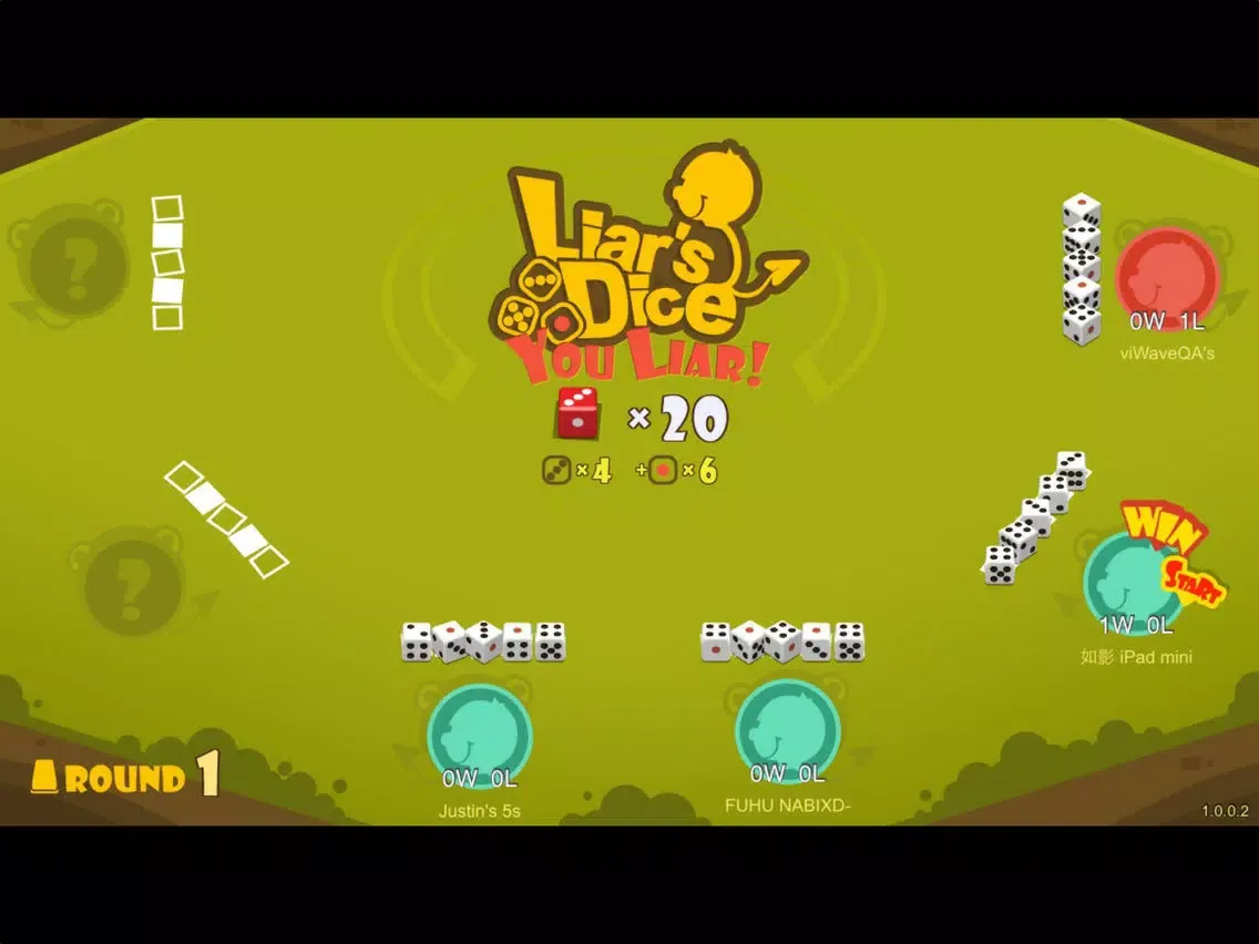 viParty - Liar's Dice iPad  Screenshots