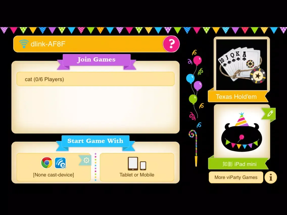 viParty - Texas Hold'em iPad  スクリーンショット