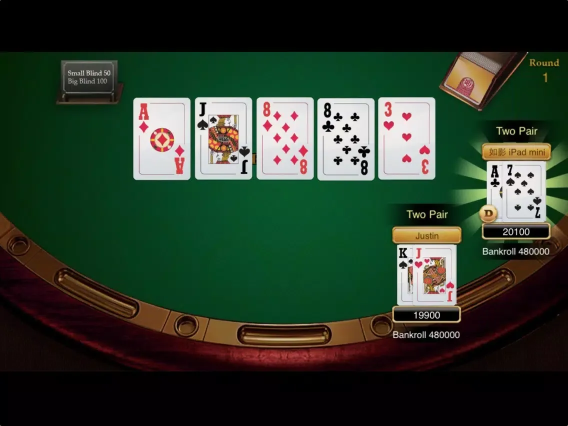 viParty - Texas Hold'em iPad  スクリーンショット