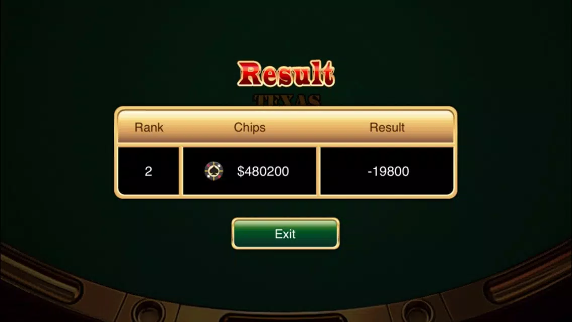 Tangkapan skrin viParty - Texas Hold'em