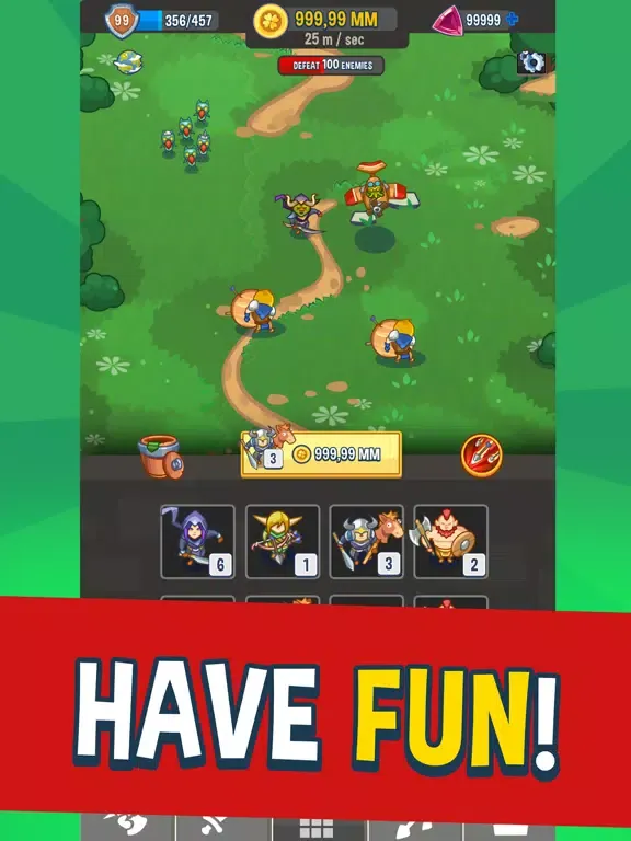 Tangkapan skrin Merge Kingdom iPad 