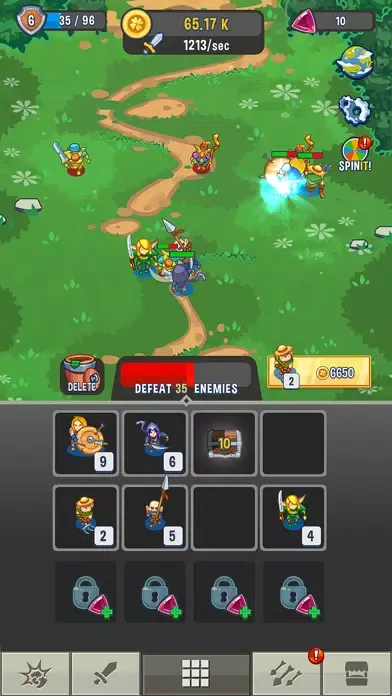 Tangkapan skrin Merge Kingdom