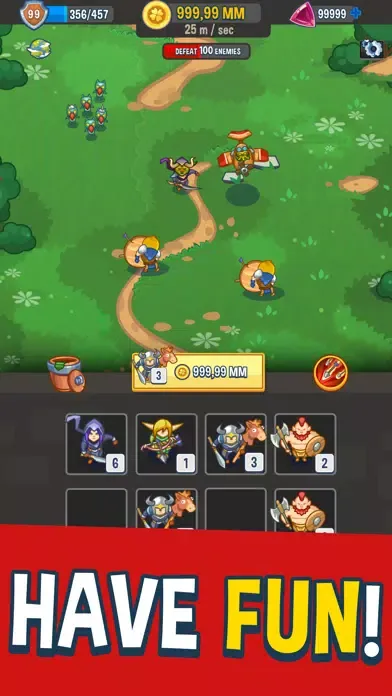 Tangkapan skrin Merge Kingdom