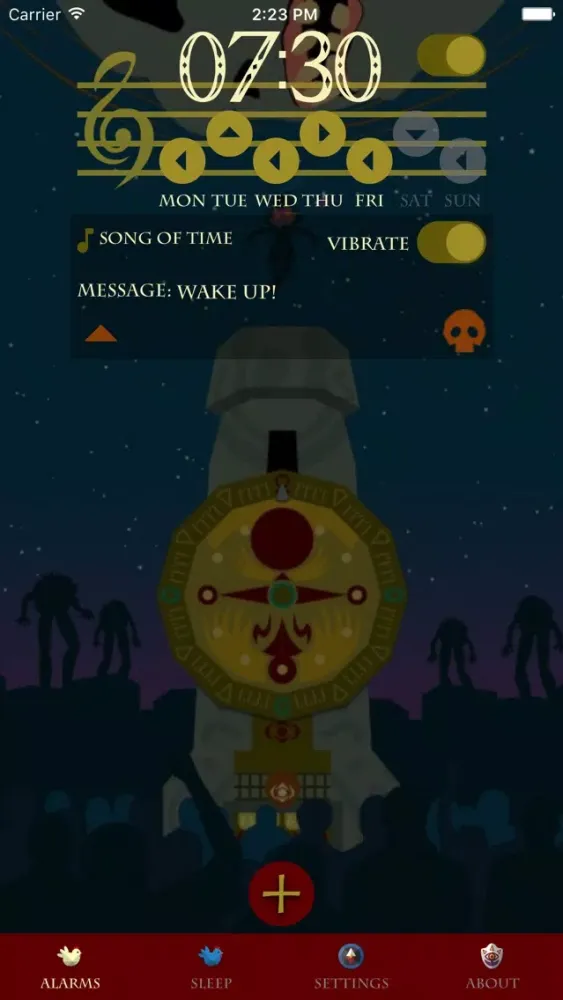 Captures d'écran de Hyrule Alarm Clock