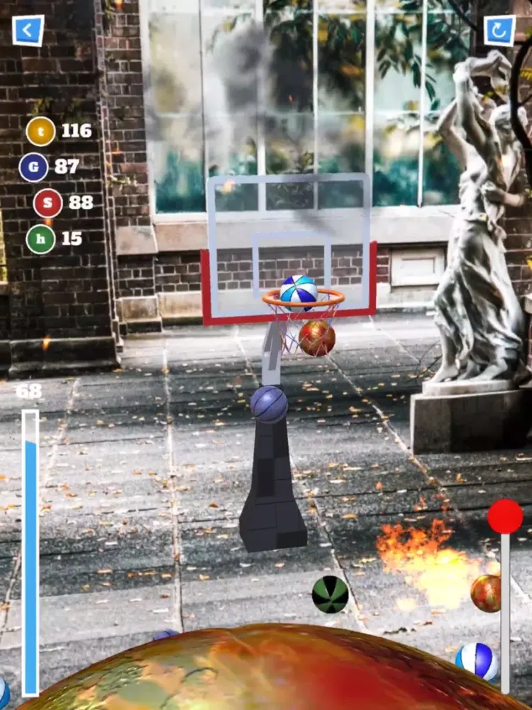 Basket Busters - AR Basketball iPad  स्क्रीनशॉट