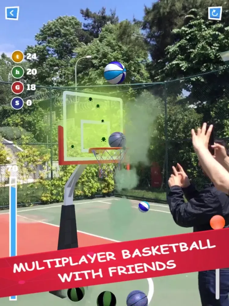 Basket Busters - AR Basketball iPad  स्क्रीनशॉट