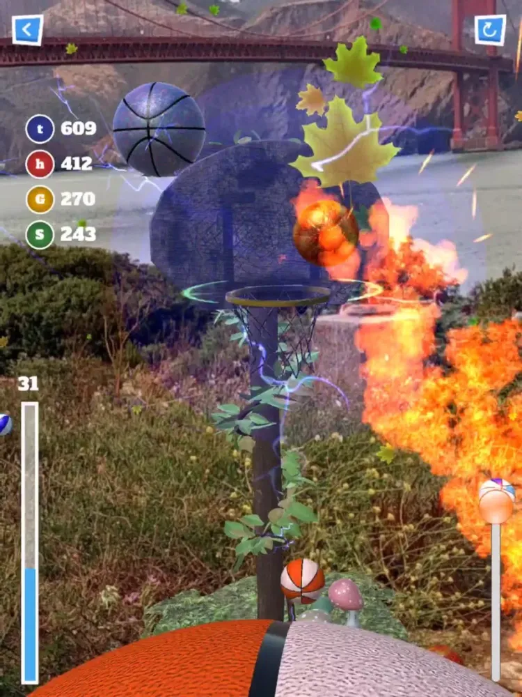 Basket Busters - AR Basketball iPad  स्क्रीनशॉट