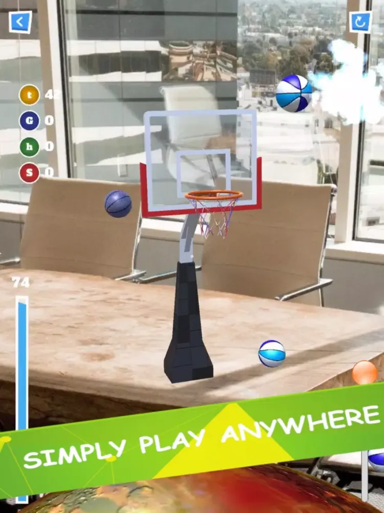 Basket Busters - AR Basketball iPad  स्क्रीनशॉट