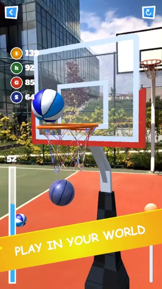 Basket Busters - AR Basketball स्क्रीनशॉट