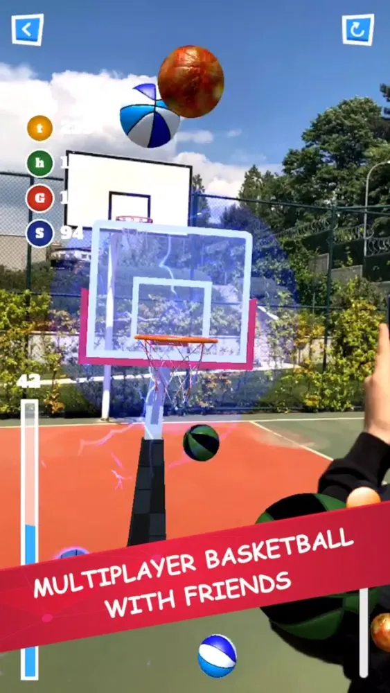 Basket Busters - AR Basketball स्क्रीनशॉट