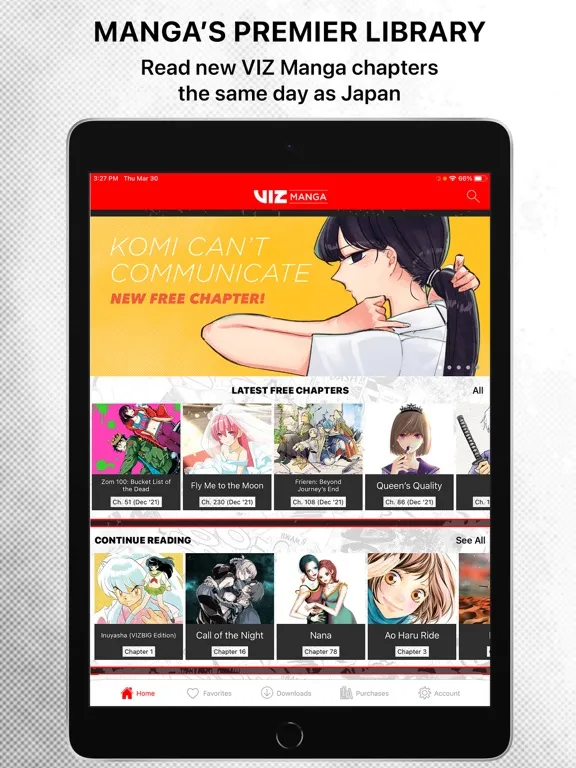 VIZ Manga iPad  سکرین شاٹس