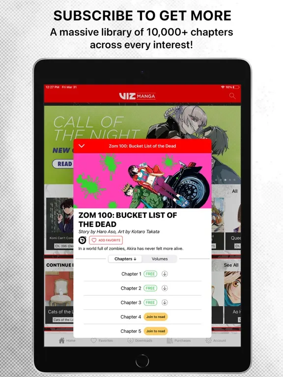 VIZ Manga iPad  سکرین شاٹس