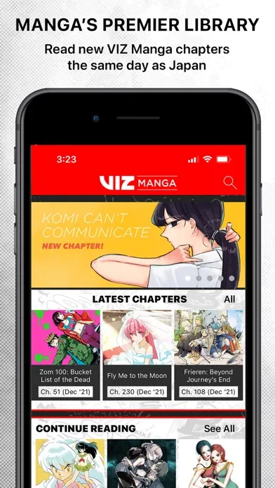 VIZ Manga سکرین شاٹس