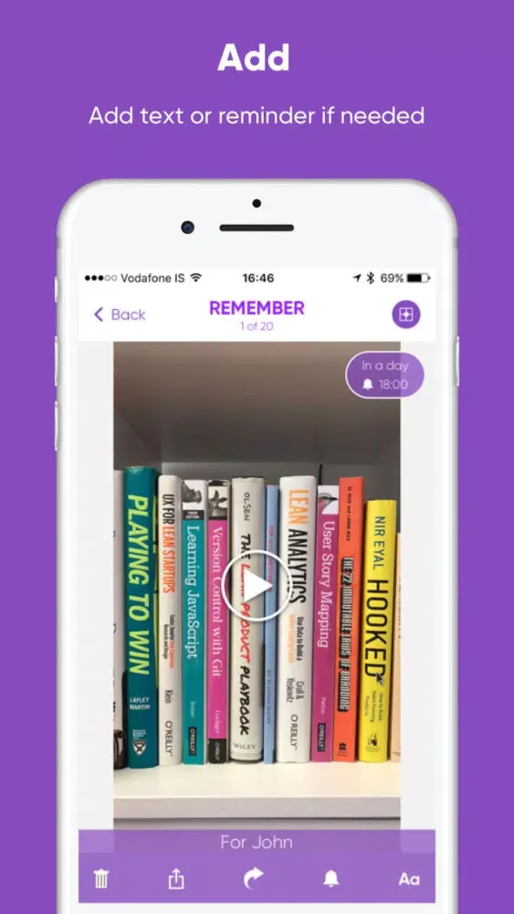 Capturas de tela do Vizido - Remembering made easy