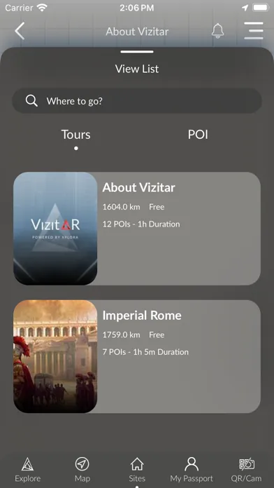 VizitAR Marketplace 스크린샷