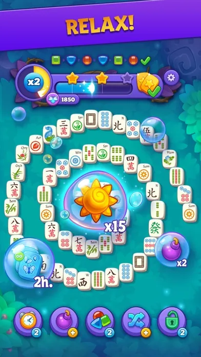 Capturas de tela do Mahjong Treasure Quest: Tile