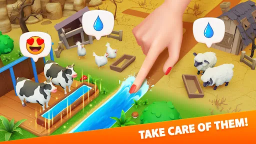 Ảnh chụp màn hình của Klondike Adventures: Farm Game