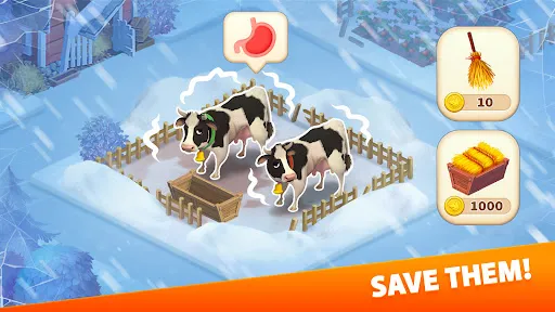 Ảnh chụp màn hình của Klondike Adventures: Farm Game
