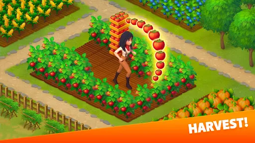 Ảnh chụp màn hình của Klondike Adventures: Farm Game