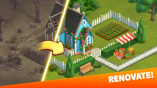 Ảnh chụp màn hình của Klondike Adventures: Farm Game
