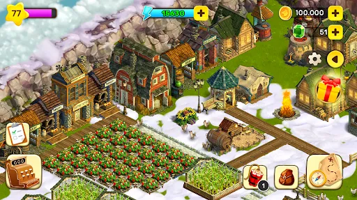 Ảnh chụp màn hình của Klondike Adventures: Farm Game