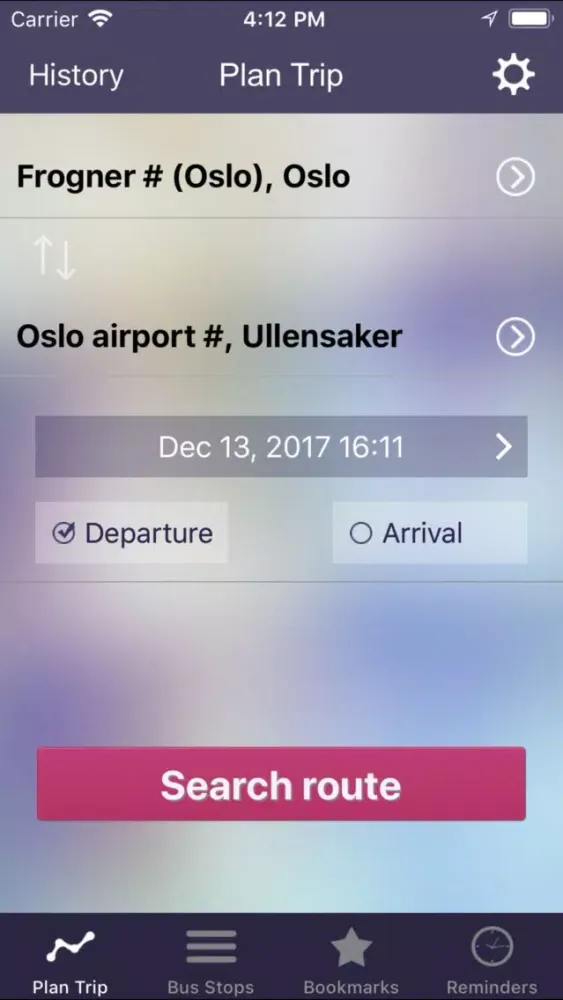 OnTimely-Oslo, RuterReise স্ক্রিনশট