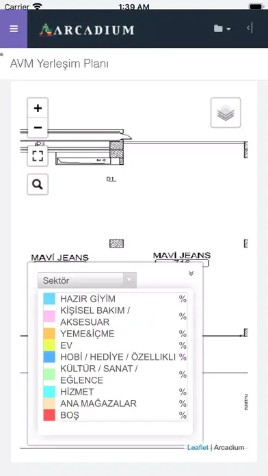 Tangkapan layar Arcadium SMMS