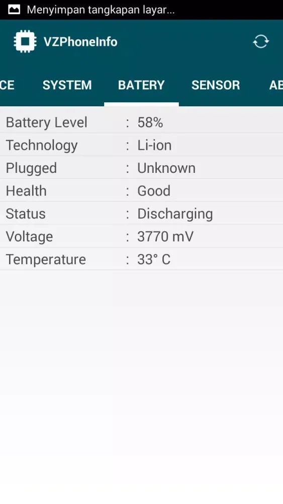 VZ Phone Info स्क्रीनशॉट