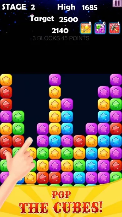 Captures d'écran de Cube Start Pop Finger