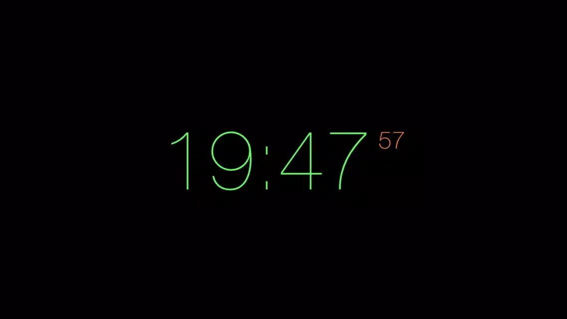Tangkapan layar myClock