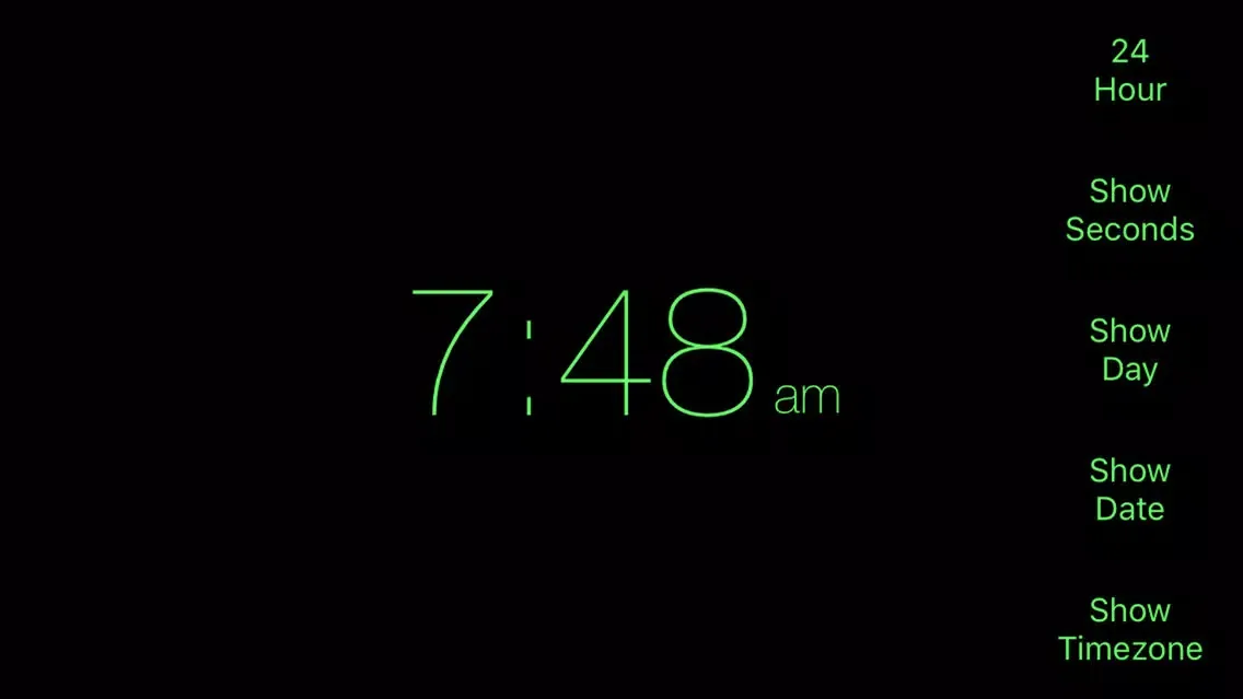 Tangkapan layar myClock