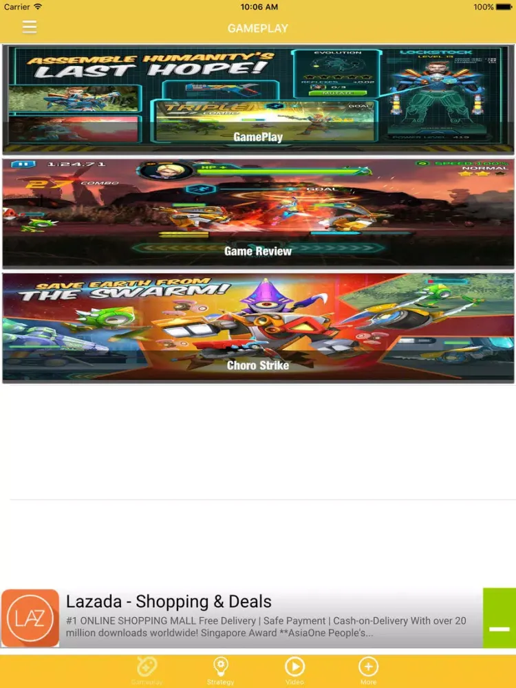 Zrzuty ekranu Guide for Chrono Strike iPad 