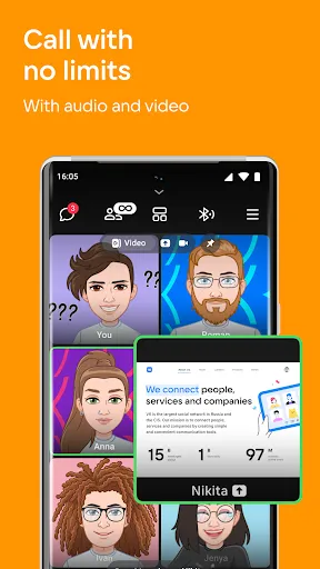 Capturas de tela do VK Messenger: Chats and calls