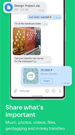 Capturas de tela do VK Messenger: Chats and calls