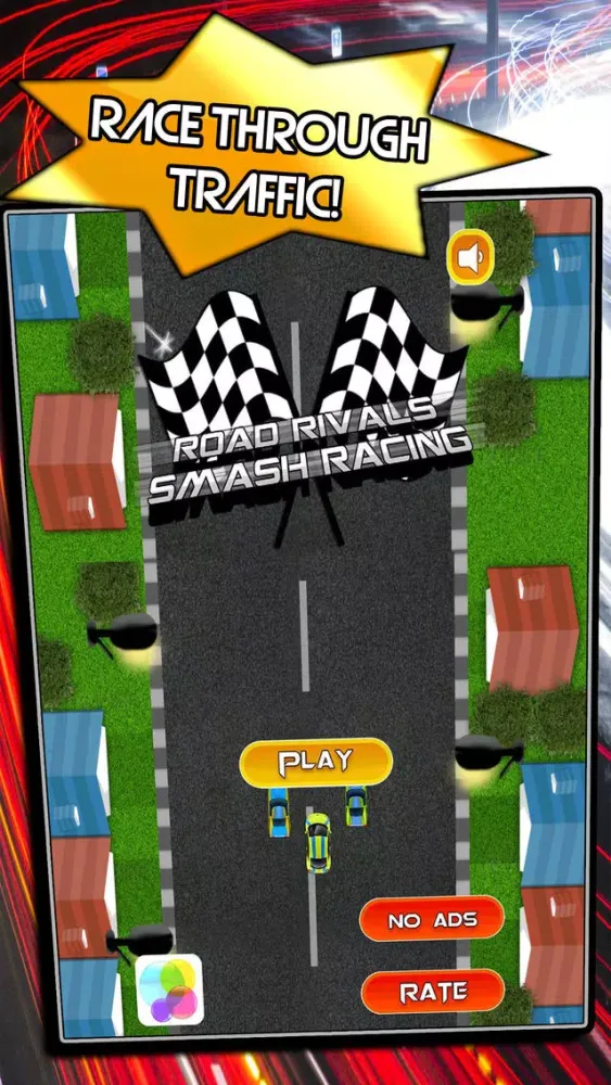 Captures d'écran de ``A Road Rivals Smash Traffic Riot Racing Game