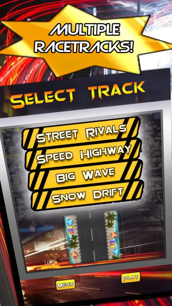 Captures d'écran de ``A Road Rivals Smash Traffic Riot Racing Game