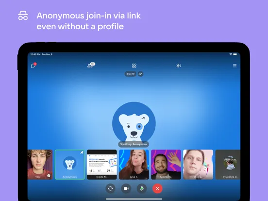 VK Calls: Online Video Calls iPad  スクリーンショット