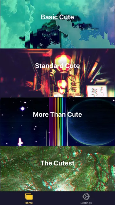 Tangkapan skrin Vaporwave Wallpapers