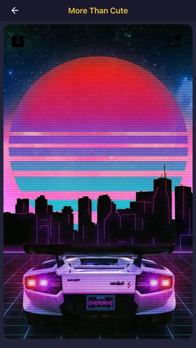Tangkapan skrin Vaporwave Wallpapers