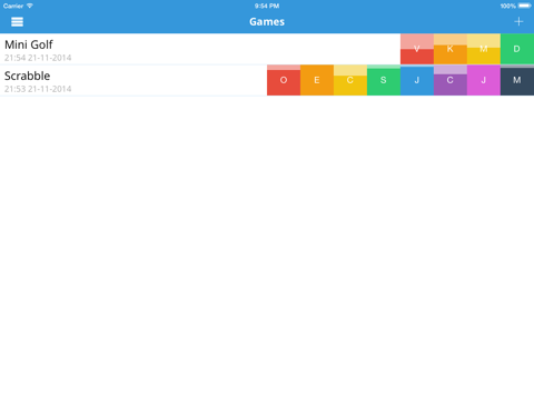Capturas de pantalla de iSaveScore - Save your games scores for future play iPad 